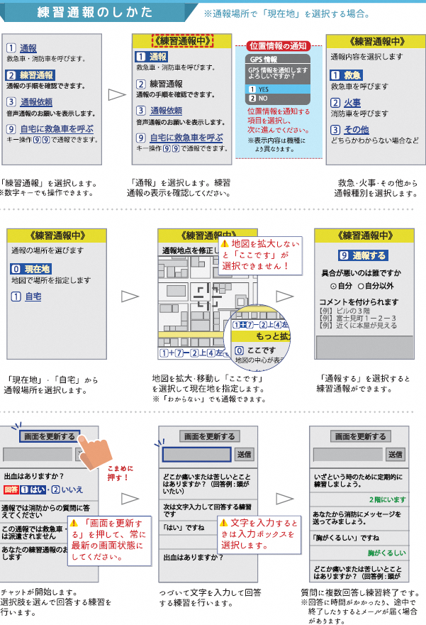 ガラケー練習