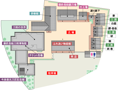 構内地図　見取り図