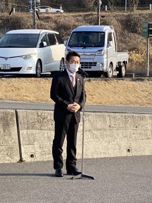 山下議員あいさつ