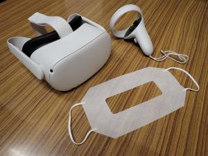 山鳥毛VRのコントローラーとVRゴーグル