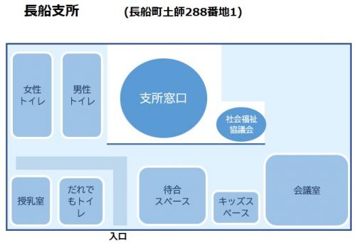 長船支所案内図