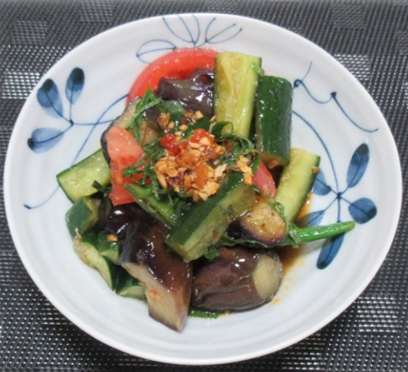 夏野菜のラタトゥイユ風和えの画像