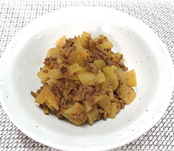 冬瓜のひき肉のカレー炒めの画像