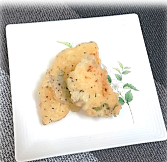 そうめん南瓜の天ぷらの画像