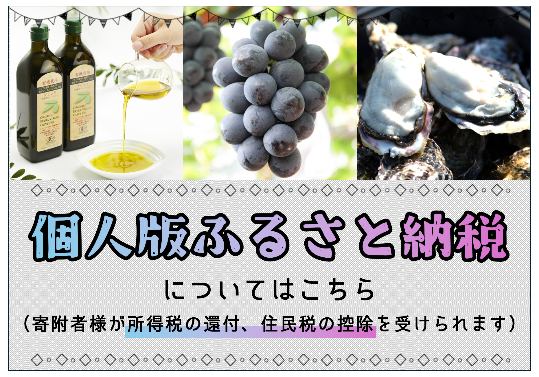 個人版ふるさと納税へのリンク