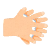 指の間洗う画像