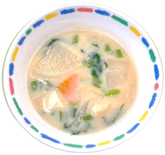 豆乳みそ汁の画像