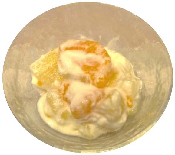 フルーツのヨーグルト和えの画像