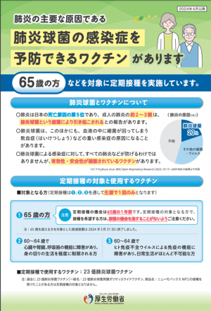 高齢者肺炎球菌