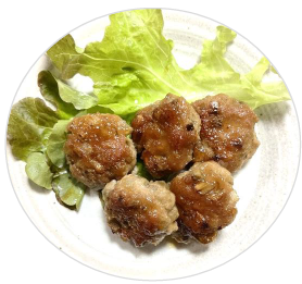 ごぼうの肉団子の画像