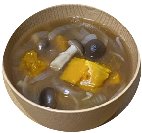 かぼちゃのみそ汁の画像