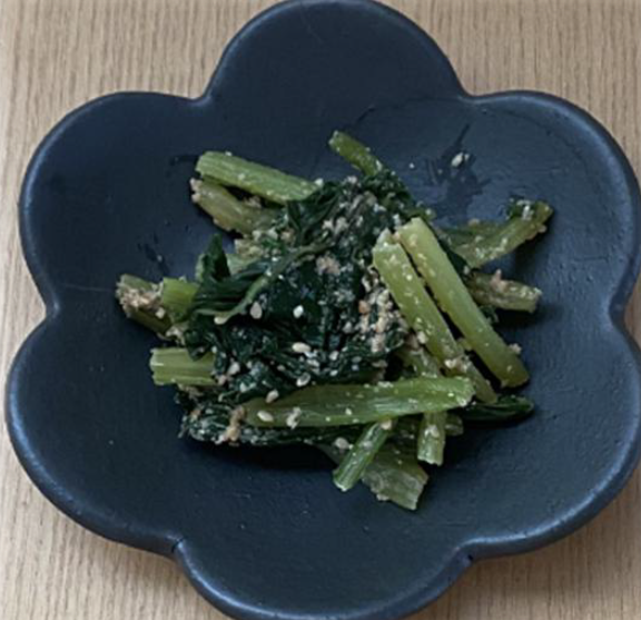 小松菜のごま和えの画像