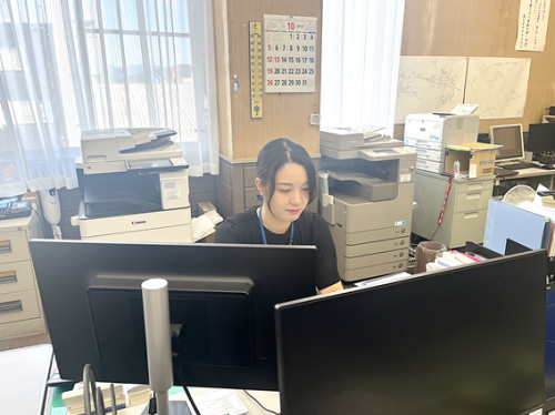 仕事風景など（下水道課　主任）