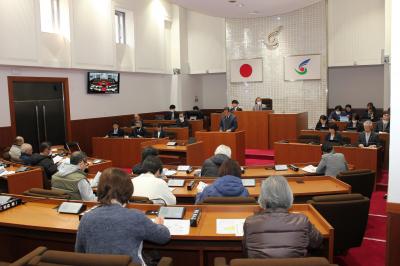 環境福祉班の報告の様子