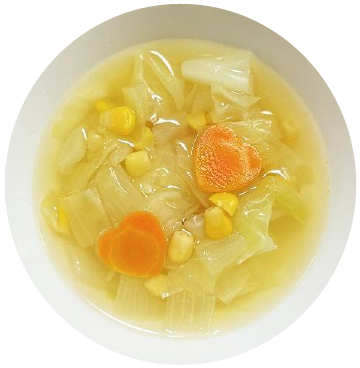 野菜たっぷりコンソメスープの画像