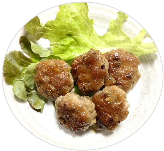 ごぼうの肉団子の画像