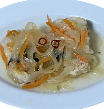 揚げない鶏の南蛮漬けの画像