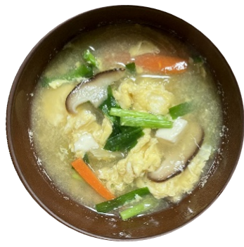 にら玉しょうがスープの画像