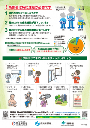 高齢者のための熱中症対策