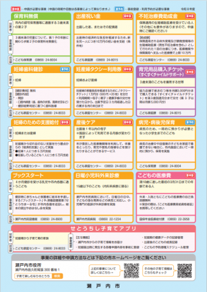 チラシ裏面
