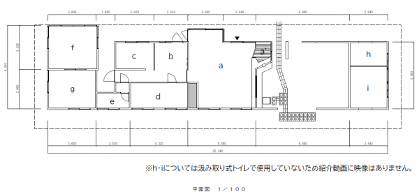 長船駅平面図