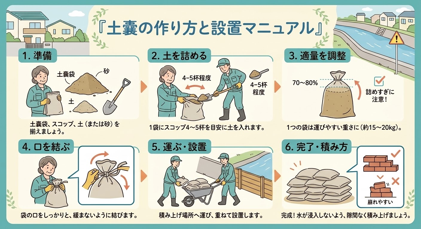 土嚢作り方