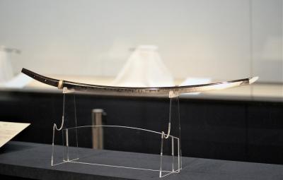 国宝「太刀 無銘一文字(山鳥毛)」2021年展示風景