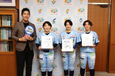 瀬戸内ブルーシャインズの皆さん