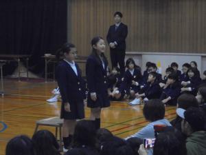 R6学習発表会・はじめの言葉
