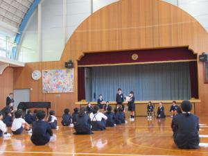 1年生を迎える会1