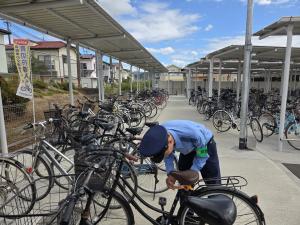 自転車盗難防止啓発活動