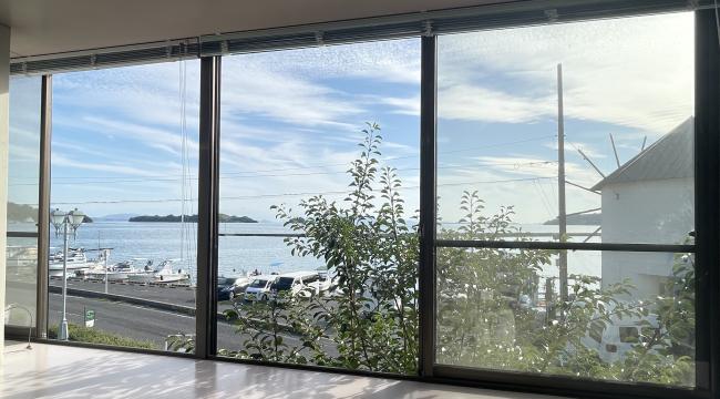 牛窓町公民館牛窓分館 2階窓からの景色